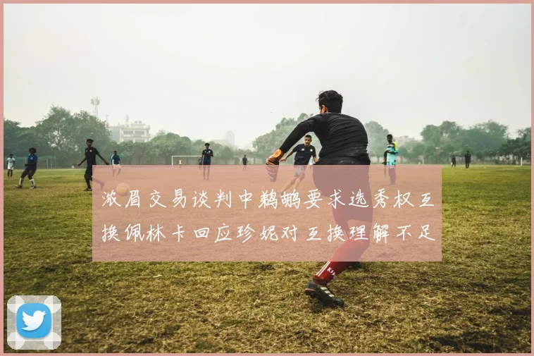 浓眉交易谈判中鹈鹕要求选秀权互换佩林卡回应珍妮对互换理解不足